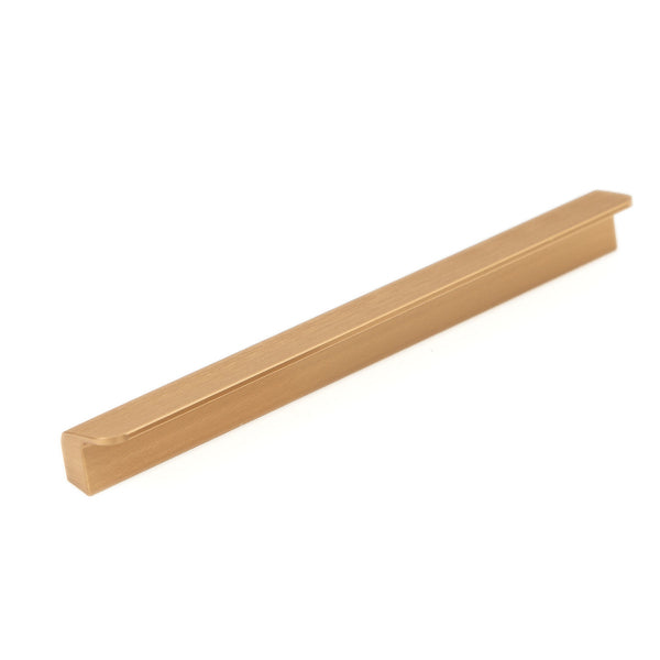 Momo Handles Flapp Pull Handle Brushed Dark Brass | The Blue Space