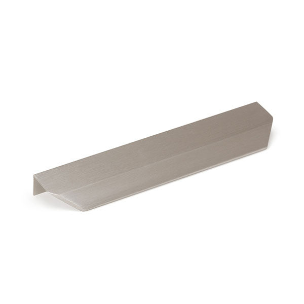 Momo Handles Vann Lip Pull Handle 128mm Dull Brushed Nickel - The Blue Space