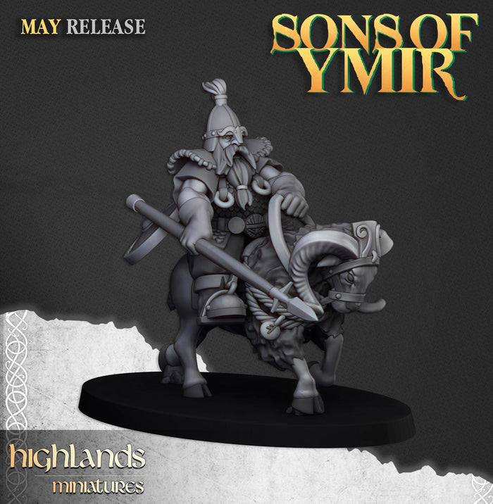 Mounted Dwarf Cavalry - Highlands Miniatures