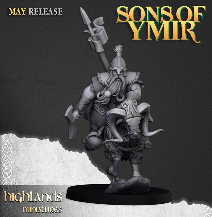 Mounted Dwarf Cavalry - Highlands Miniatures