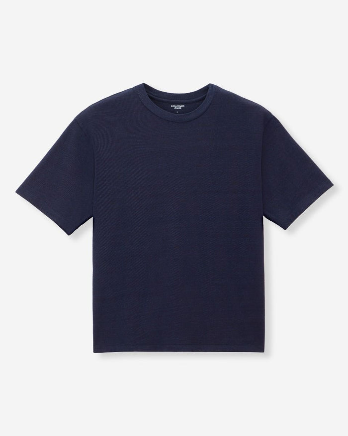 MXTS1033 YARN DYED S/S TEE - INDIGO - INDIGO