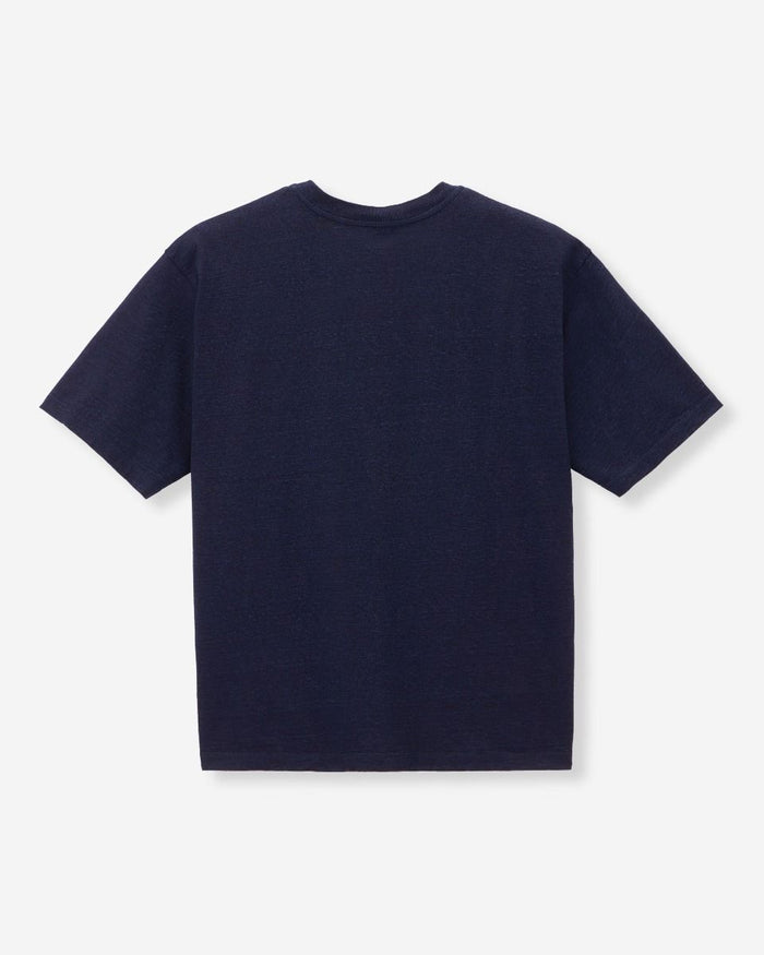 MXTS1033 YARN DYED S/S TEE - INDIGO - INDIGO