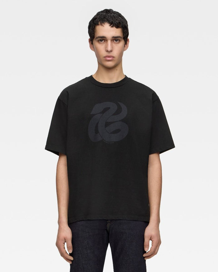 MXTS1043 HEAVY OUNCE S/S TEE -SNAKE - BLACK