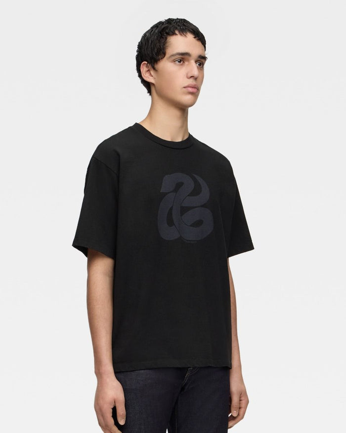 MXTS1043 HEAVY OUNCE S/S TEE -SNAKE - BLACK