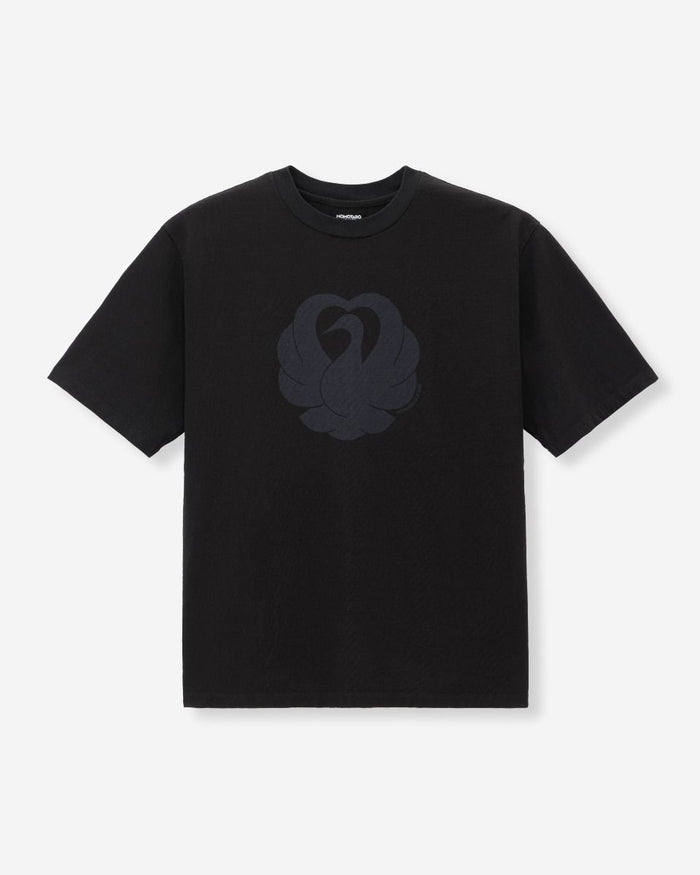 MXTS1044 HEAVY OUNCE S/S TEE-CRANE - BLACK