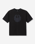 MXTS1044 HEAVY OUNCE S/S TEE-CRANE - BLACK