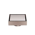 Nero 100mm Square Tile Insert Floor Waste 50mm Outlet Brushed Bronze NRFW006BZ - The Blue Space