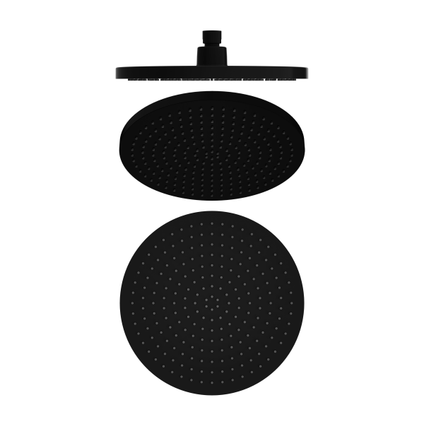 Nero Opal Air Shower Head Matte Black | The Blue Space