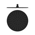 Nero 300mm Round Shower Head Matte Black | The Blue Space