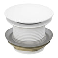 Nero 40mm Bath Pop-Up Plug With Removable Waste No Overflow Matte White