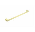 Nero Bianca Single Towel Rail 600mm Brushed Gold | The Blue Space