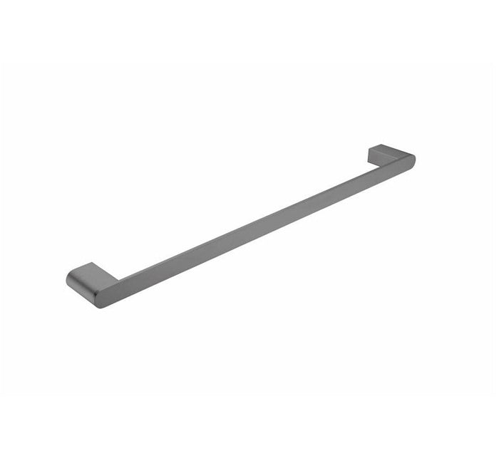 Nero Bianca Single Towel Rail 600mm Gun Metal Grey | The Blue Space