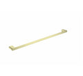 Nero Bianca Single Towel Rail 800mm Brushed Gold | The Blue Space