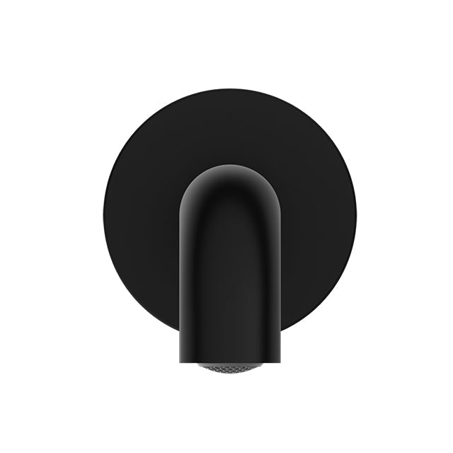 Mecca Basin/Bath Spout Only 260mm Matte Black back plate | The Blue Space