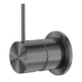 Nero Mecca Shower Mixer with 60mm Plate and Handle Up in Gun Metal NR221911JGM - The Blue Space