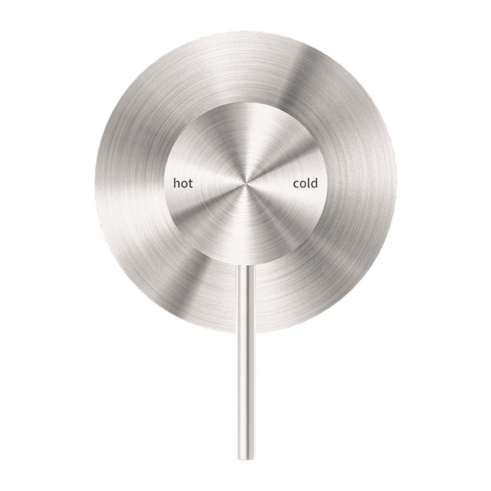 Front Nero Mecca Shower Mixer Brushed Nickel NR221911BN_KIT - The Blue Space