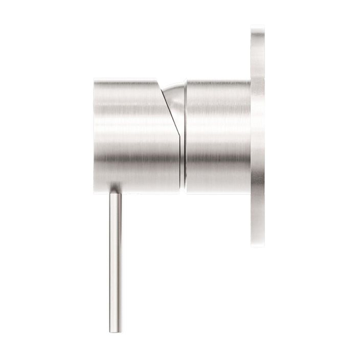 Side Nero Mecca Shower Mixer Brushed Nickel NR221911BN_KIT - The Blue Space