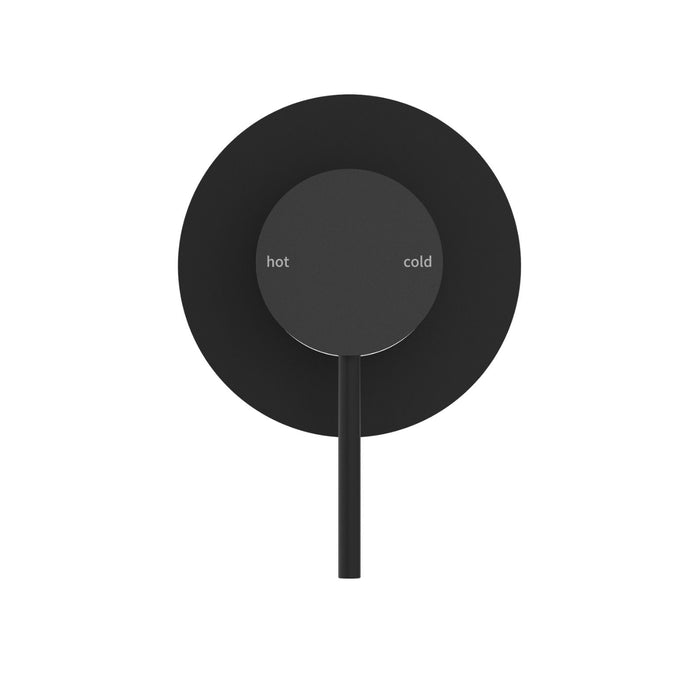 Front Nero Mecca Shower Mixer Matte Black NR221911MB - The Blue Space