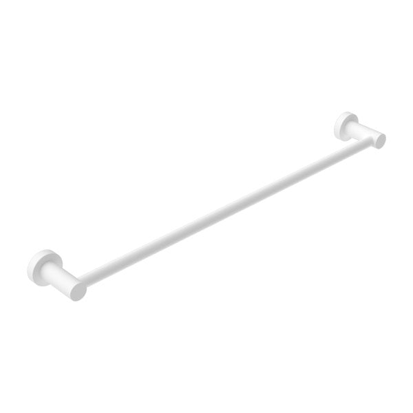 Nero Mecca Single Towel Rail 600mm Matte White