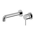 Nero Mecca Wall Basin/Bath Mixer Separate Back Plate 230mm Chrome NR221910C230CH - The Blue Space