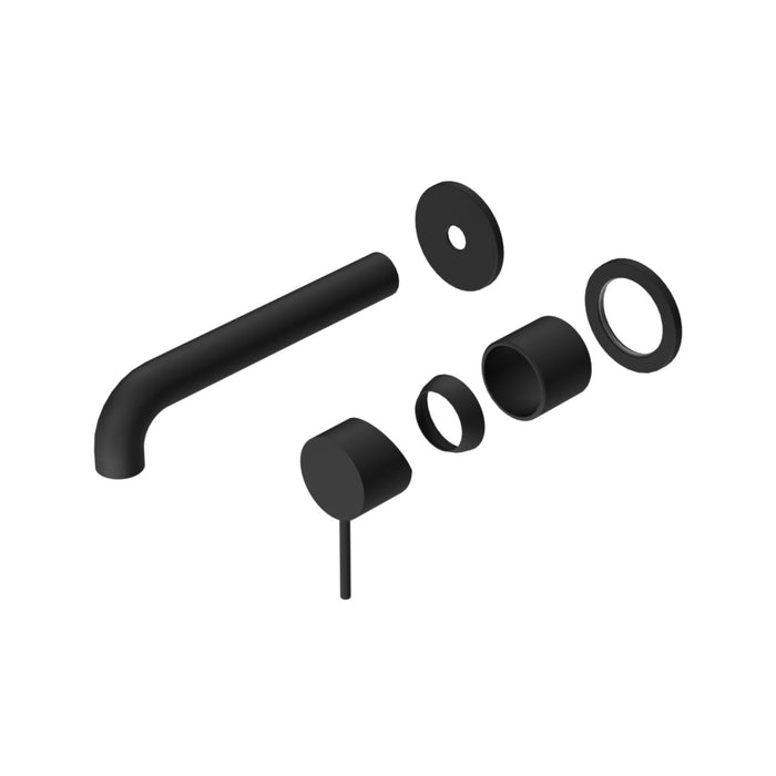 Nero Mecca Wall Basin/bath Mixer Separate Back Plate 230mm Trim Kits Only Matte Black NR221910C230TMB - The Blue Space