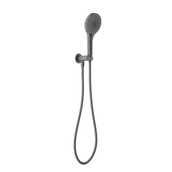 Opal Shower Bracket Gunmetal | The Blue Space