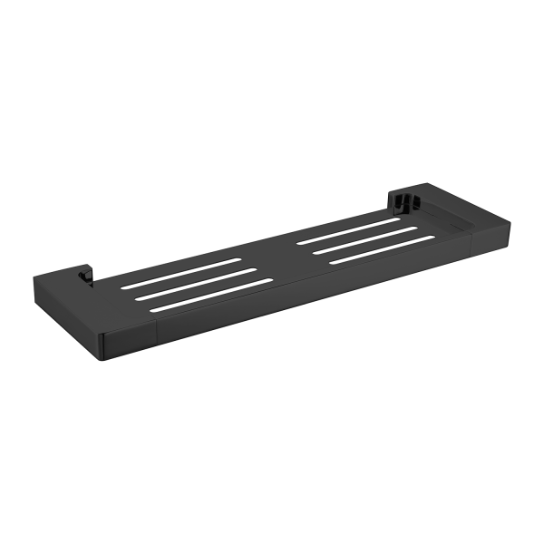 Nero Pearl Metal Shelf Matte Black | The Blue Space