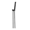 Nero Vibe Square Slim Shower Bracket Matte Black | The Blue Space