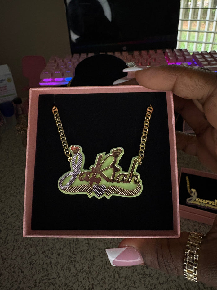 New Trendy Kids Name Necklace