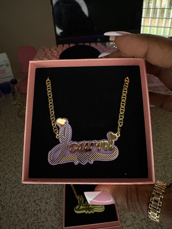 New Trendy Kids Name Necklace