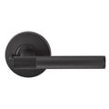 Nidus Knurled Domici Privacy Door Handle Set Graphite Grey - The Blue Space