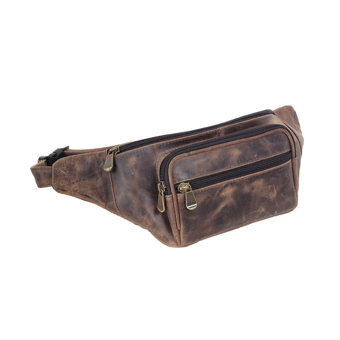 NLDA DayTrekr Distress Leather Waist Pack 771-20615-BN