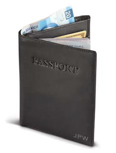NLDA ID Guardian RFID Blocking Leather Passport Wallet 667-32302