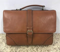 NLDA Leather Flapover Briefcase 724-1602