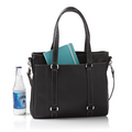 NLDA Noir North South Colombian Leather Tote 777-1410