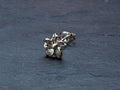 O-056 FLOWER S PIERCED EARRING (CATCH)