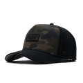 The front angled view of melin's Odyssey Brick Hydro in Olive Camo Midnight