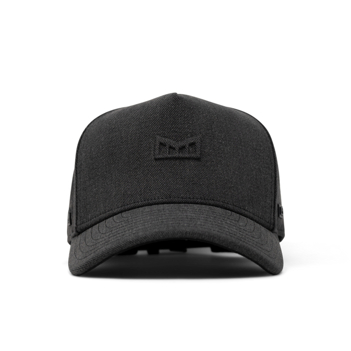 The front view of the melin Odysea Bulls Icon Thermal  Split Fit in Black Denim