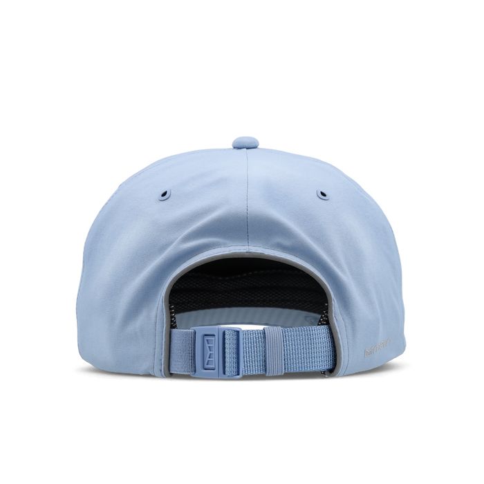 The back view of the melin Odysea Hydro VO2 hat in Allure