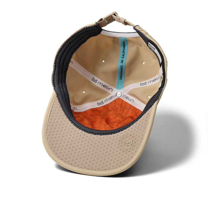 The inside view of the melin Odysea Hydro VO2 hat in Incense