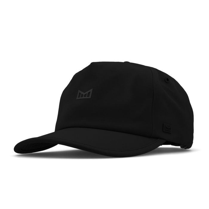 The angled view of the melin Odysea Hydro VO2 hat in Shadow