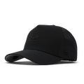 The front, angled view of melin's Odysea Hydrolite snapback hat in Black