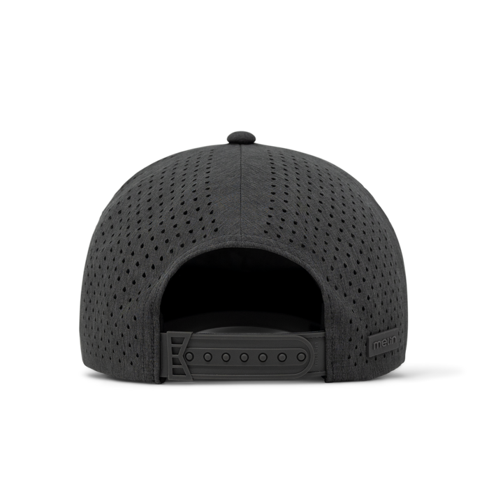 The back view of the melin Odysea Hydrolite  Split Fit in  Heather Charcoal