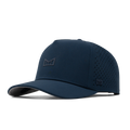 The front, angled view of the melin Odysea Hydrolite  Split Fit in  Navy