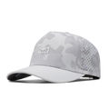 The front, angled view of the melin Odysea Hydrolite  Split Fit in  Snow Camo