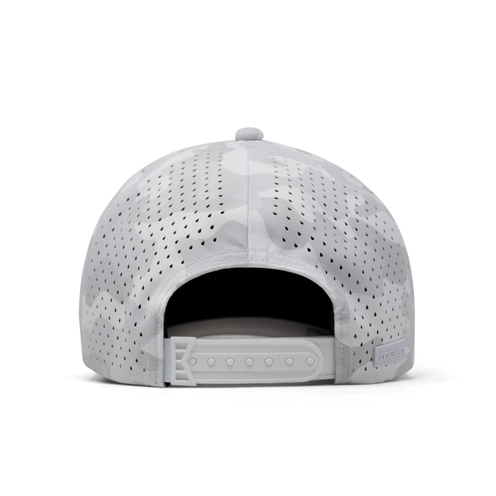 The back view of the melin Odysea Hydrolite  Split Fit in  Snow Camo