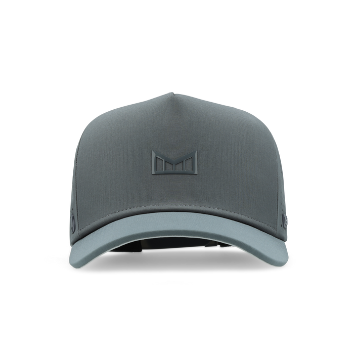 The front view of the melin Odysea Hydrolite  Split Fit in  Stormy Blue