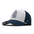 The front, angled view of the melin Odysea Links Drive Hydro  Split Fit in  Navy / White