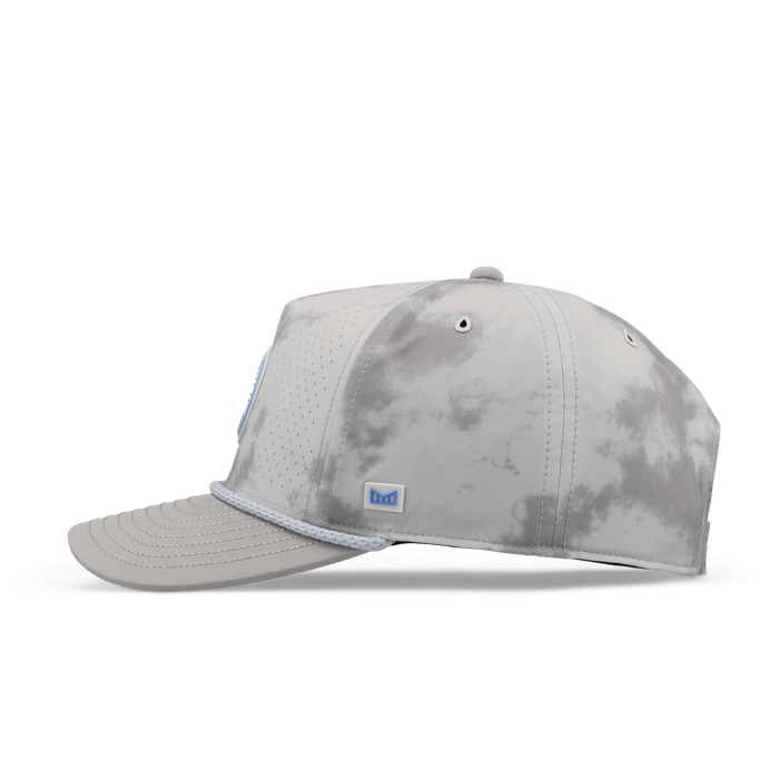 The side view of the melin Odysea Links Hydro  Split Fit in  Sky / Light Grey