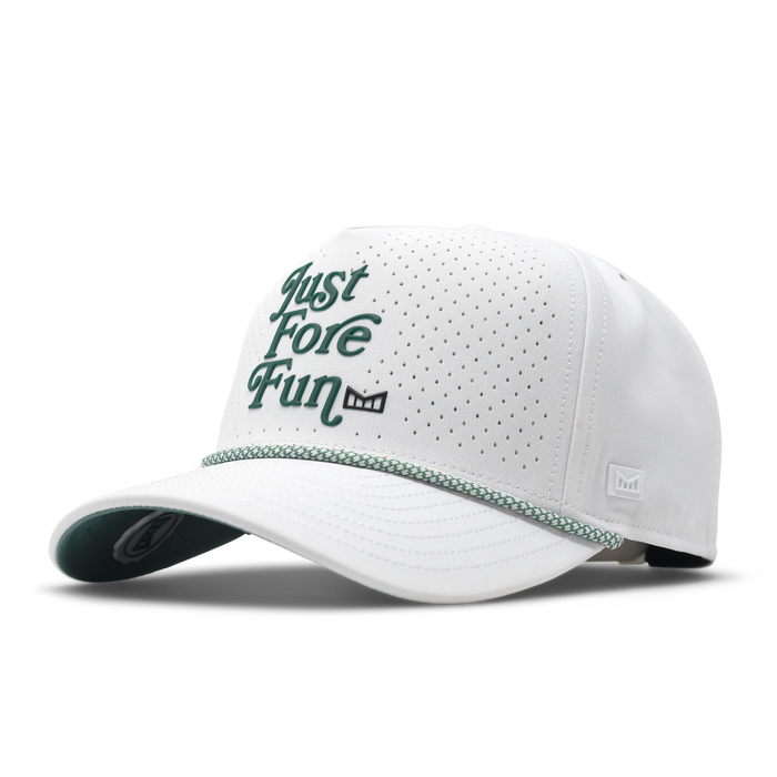 The angled view of melin's Odysea Links Hydro - White / Green